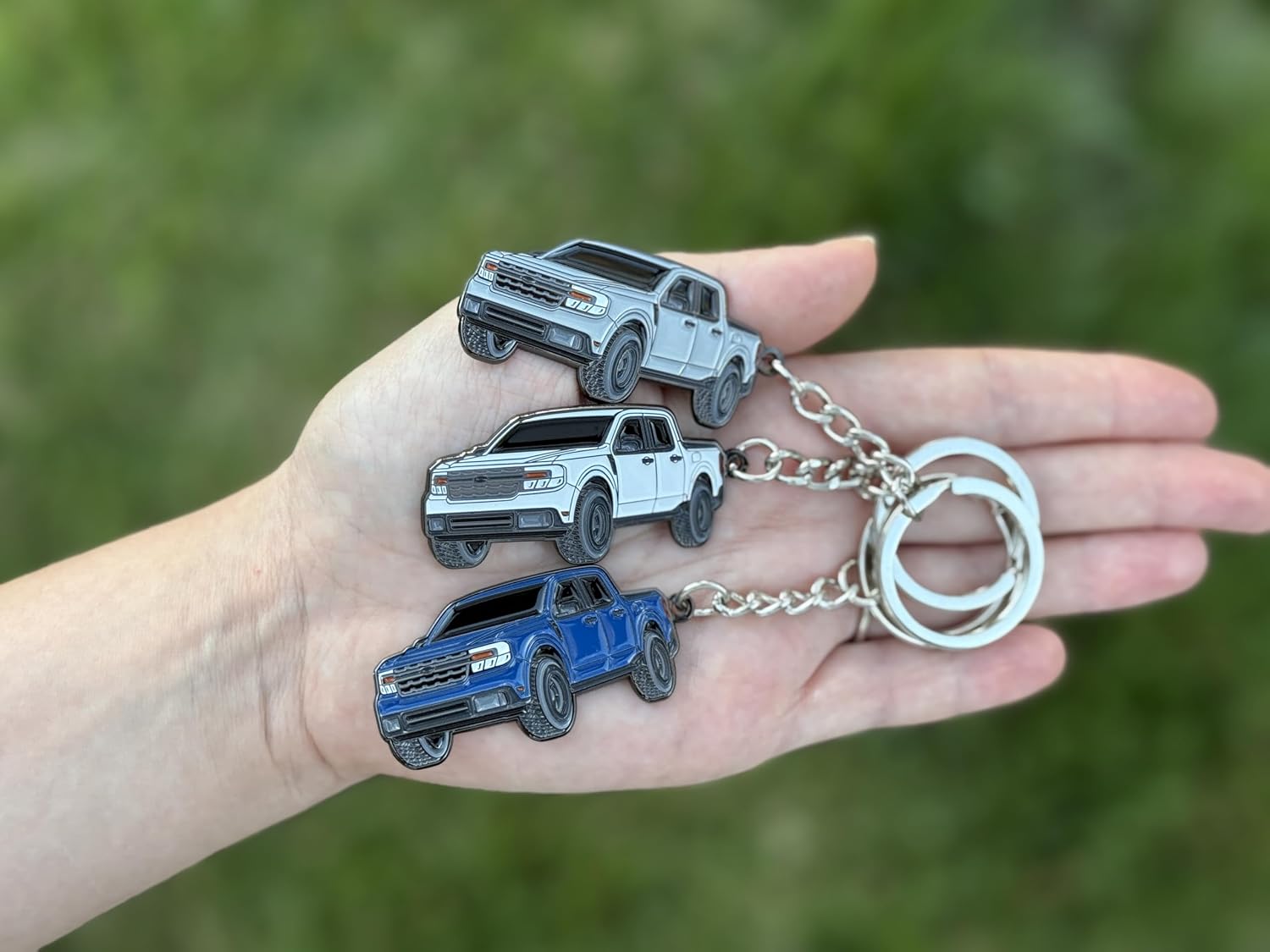 Maverick Metal Keychain Accessories compatible with Ford Maverick 2025 2024 truck - Cool Key chains for Men image 3