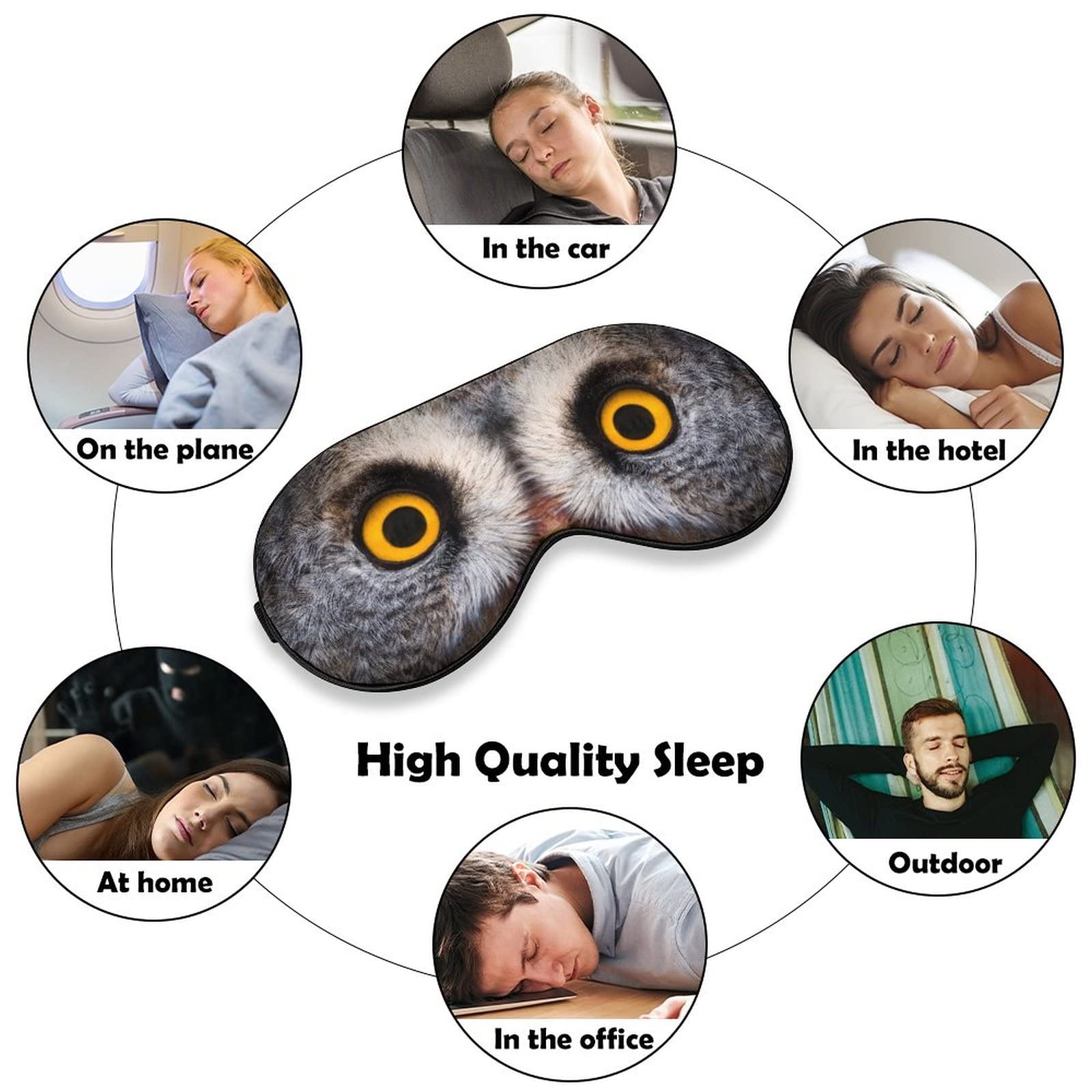 Gravità Eyepillow Eye Fascia Maschera Sonno Lestato Fascia Sonno