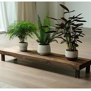 9 カイズカ　ハンドメイド　木製　インテリア　置き台　花台　ナチュラル Amazon.co.jp: MJKQ9 フラワースタンド 木製 おしゃれ 室内 玄関