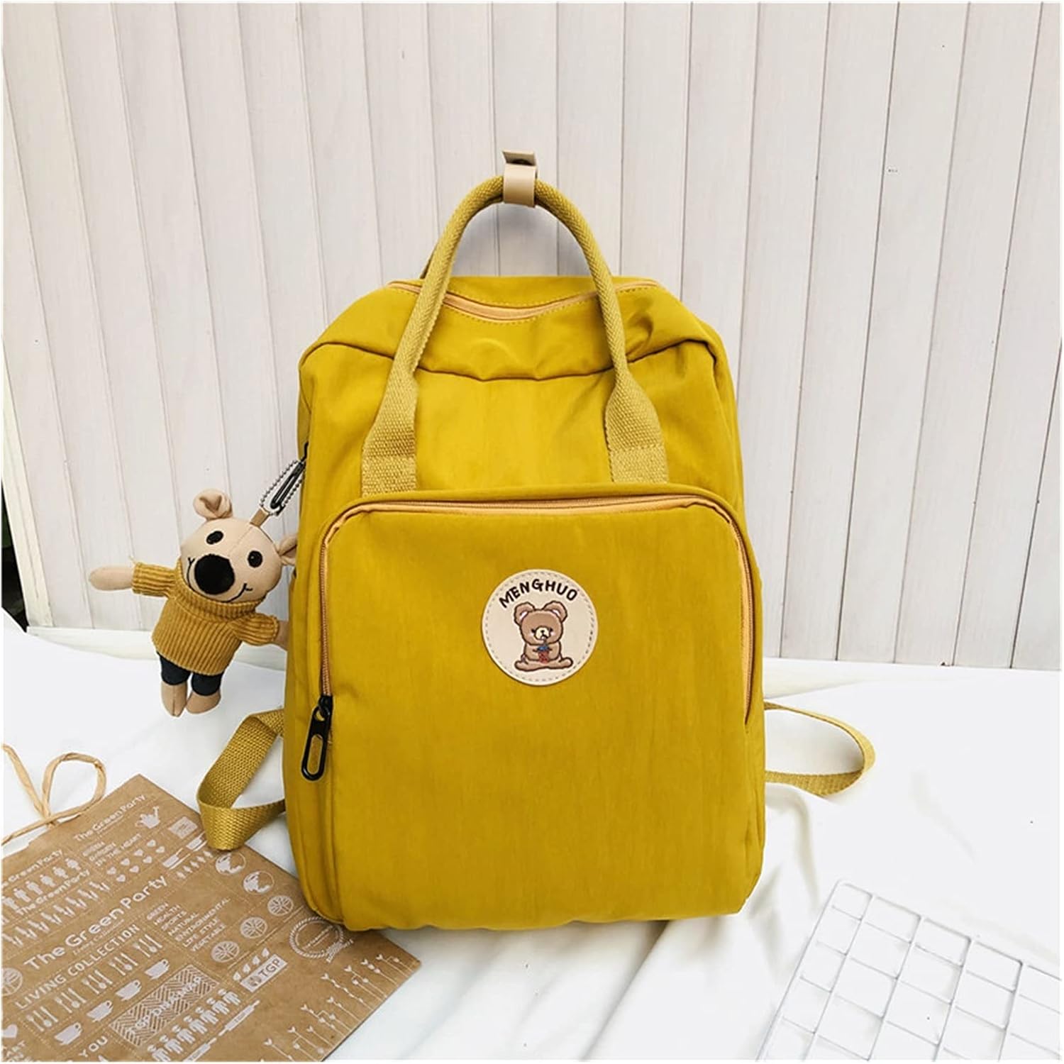 キャンバスバッグ 女の子バックパック大容量バックパックレディースショルダーバッグシンプルな学生スクールバッグ男性と女子学生のバックパック Color Yellow スポーツショルダーバッグ エナメルバッグ キャンバスバッグ 女の子バックパック大容量バックパックレディースショルダーバッグシンプルな学生スクールバッグ男性と女子学生のバックパック Color Yellow スポーツショルダーバッグ エナメルバッグ
