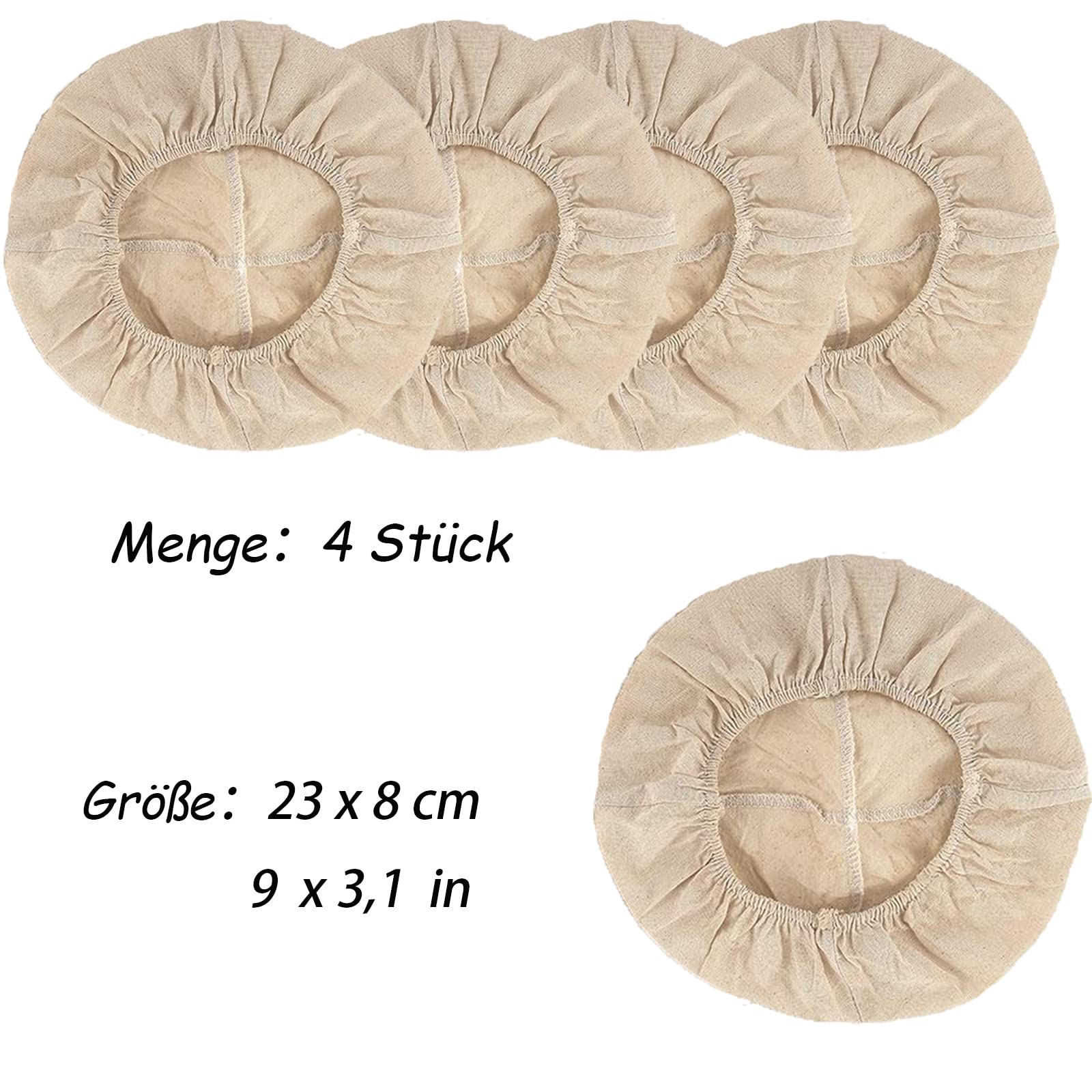 Lot De 6 Doublures En Tissu Pour Panier à Pain, Doublure