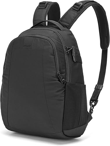 Miniatura 2 de Pacsafe Metrosafe LS350 - Mochila antirrobo para laptop de 15 litros, Negro, talla única , Pacsafe Metrosafe Ls350 - Mochila de viaje antirrobo de