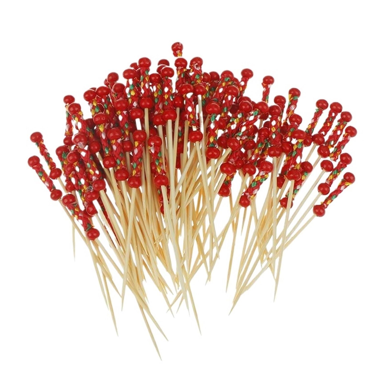 WZPTLKIBAD Bamboo Skewer Sticks, 9&12cm Party Food Picks