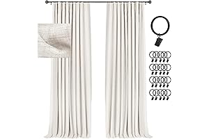 Luxurious INOVADAY 96-Inch Black Out Curtains: Ultimate Darkness and Sophisticated Style