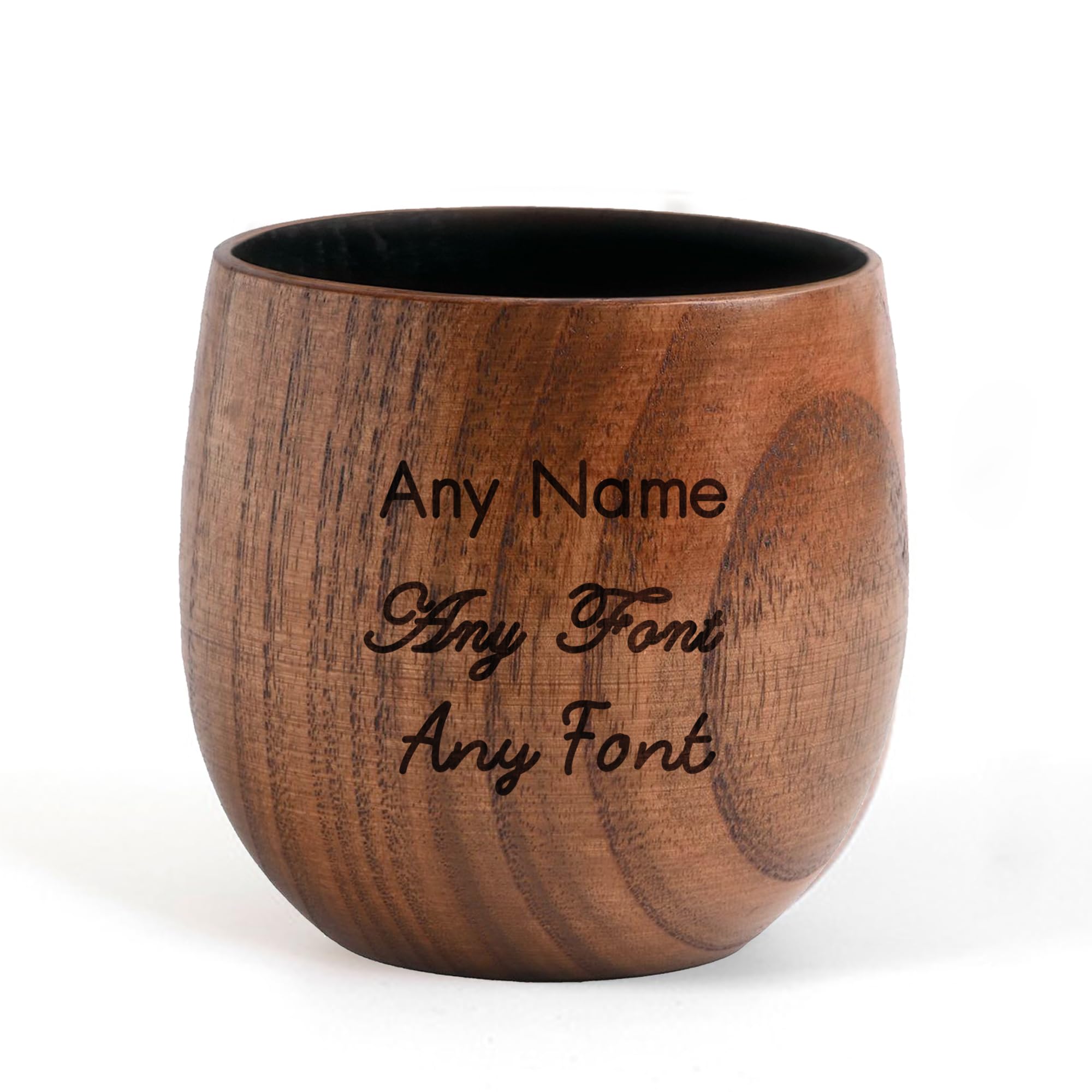 Personalized Whiskey Glasses Custom Wooden Whiskey Glass Groomsmen Gifts Bourbon Drinking Glasses Gifts with Any Text for Birthday Christmas Fathers