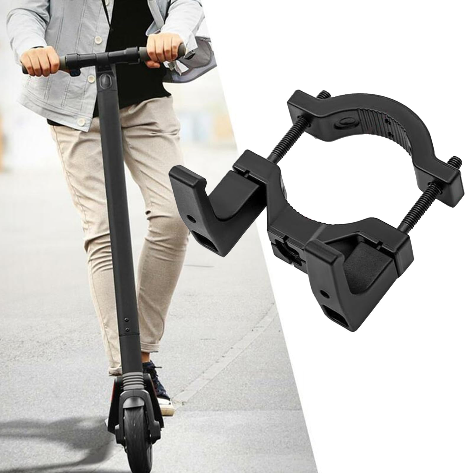 Gancho Delantero para Patinete Ganchos para e Scooter Patinete Eléctrico Gancho Delantero Patinete Gancho Multifuncional Scooter Delantero Claw Hanger Scooter Eléctrico Gancho Delantero (Style 4, L)
