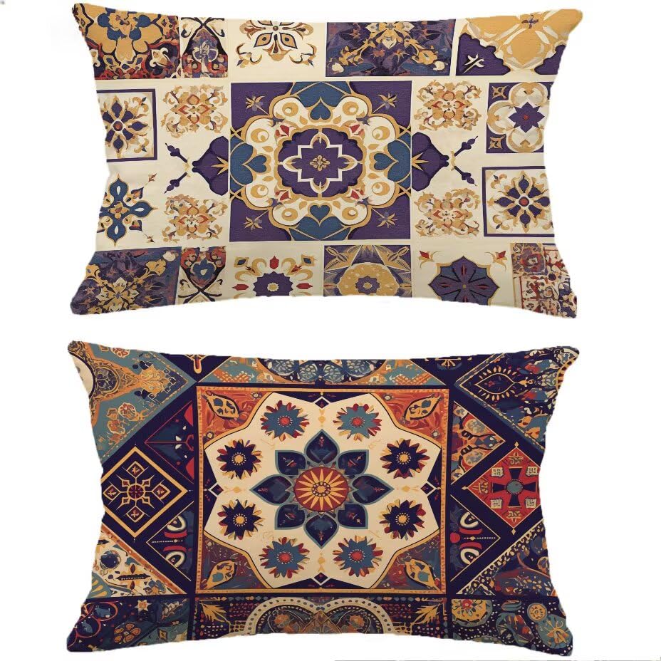 Housses de coussin de jardin 60x90 cm imperméables grand format - 2
