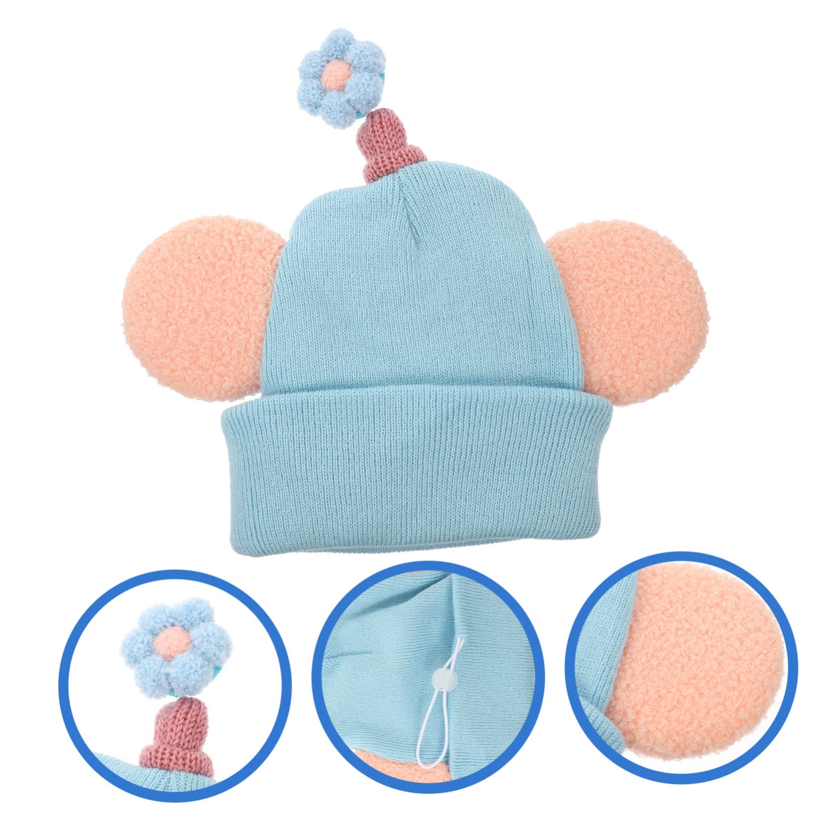 TOYANDONA Housse de Casque de Ski Décorative Élastique Protection Adorable pour Casque de Ski Snowboard et Activités Extérieures Lavable et Réutilisable Facile à Transporter Nettoyer