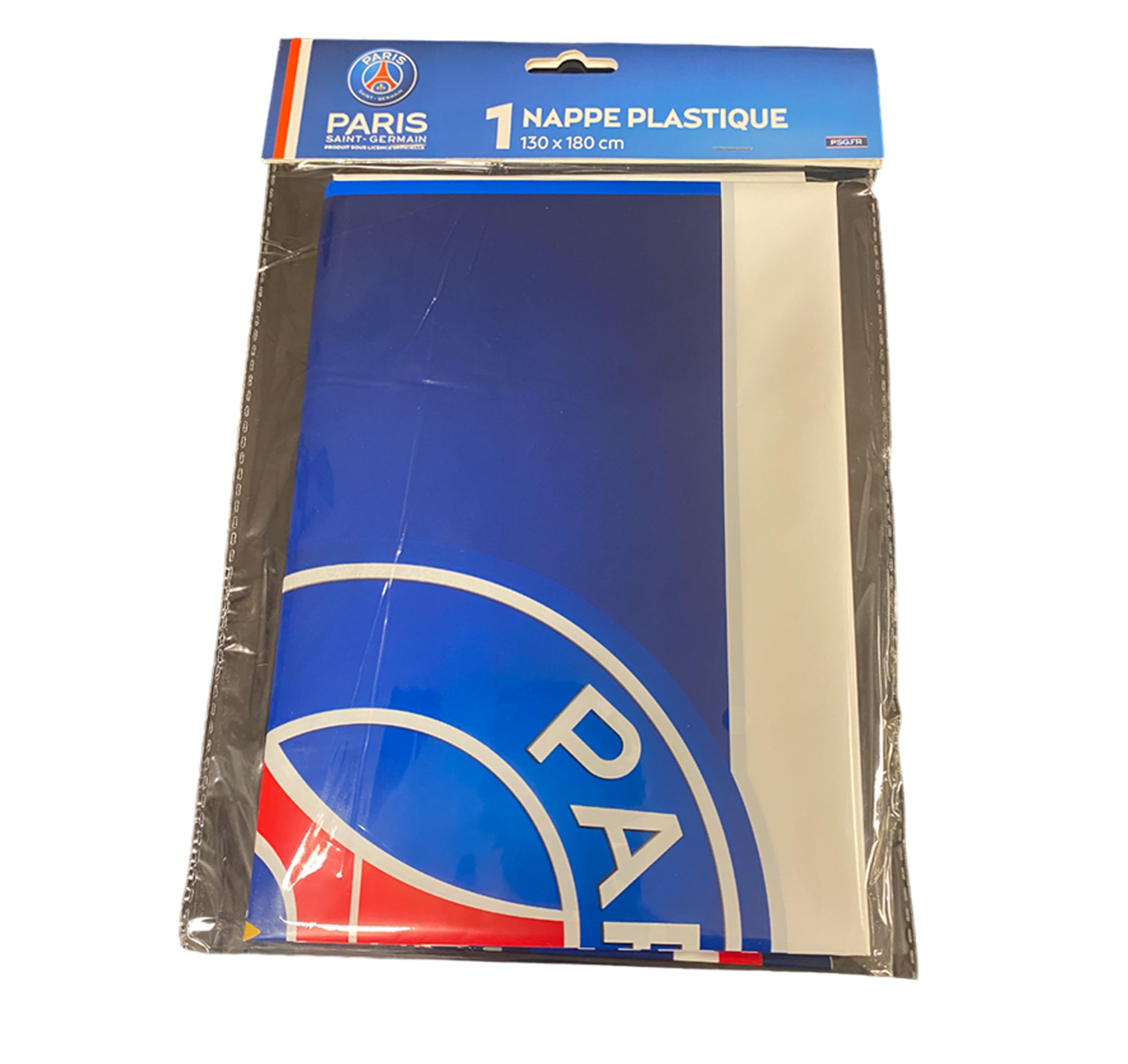 Party-Set PSG, 39-teilig, 6 Teller, 6 Becher, 20 Servietten, 6 Taschen, 1 Tischdecke, offizielle Kollektion von Paris Saint Germain