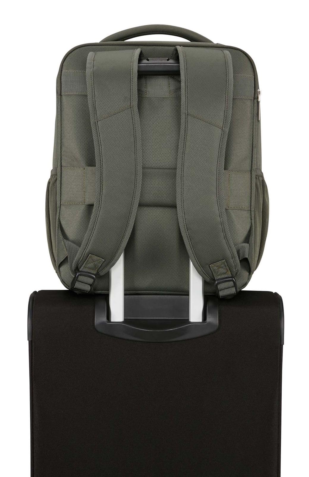 American Tourister zaino borsa da viaggio con scomparto per laptop Wanderlite Cabin Backpack 26,5L Dark Khaki verde bosco