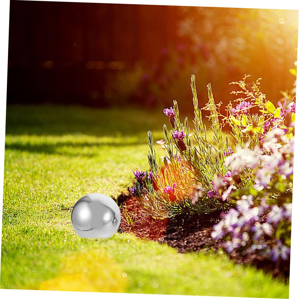 Sfere Specchio da Giardino 6 Pezzi in Acciaio Inossidabile