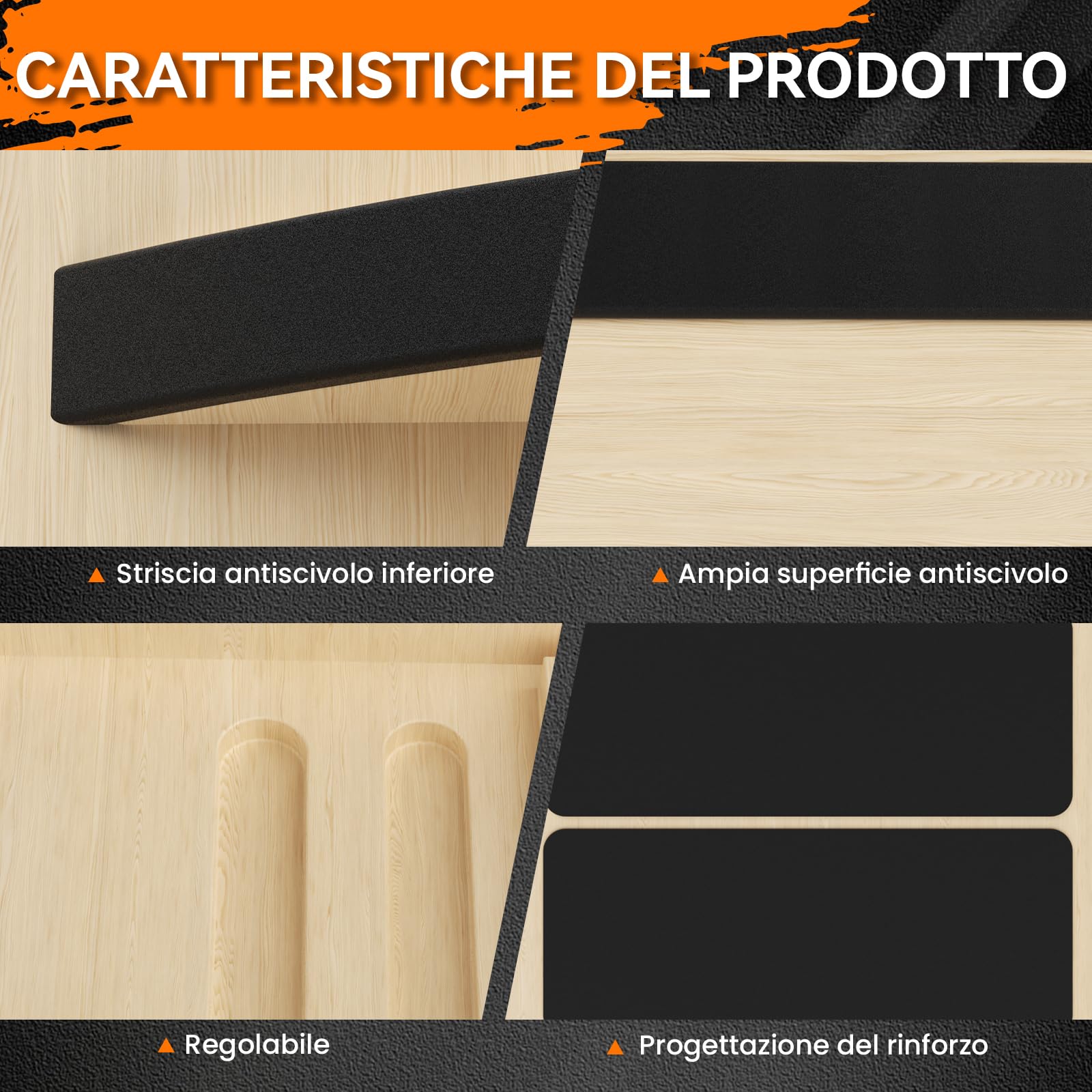 Tavola inclinata in legno 2 in 1 per allungamento e bilanciamento dei polpacci, cuneo regolabile professionale per allungamento della caviglia, pedane inclinate per fisioterapia per ginocchia