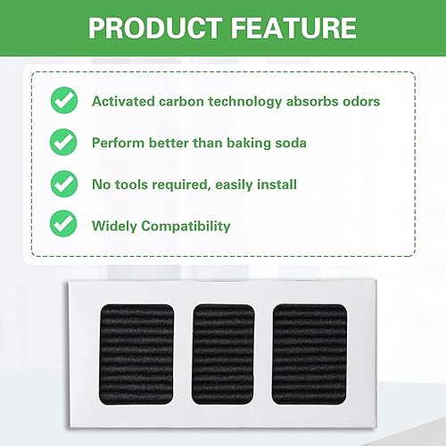 Miniatura 4 de Reemplazo del filtro de aire de refrigerador activado con carbón compatible con Pureair Ultra 2, Pure Air Ultra 2, Pureair Ultra ii, Electrolux