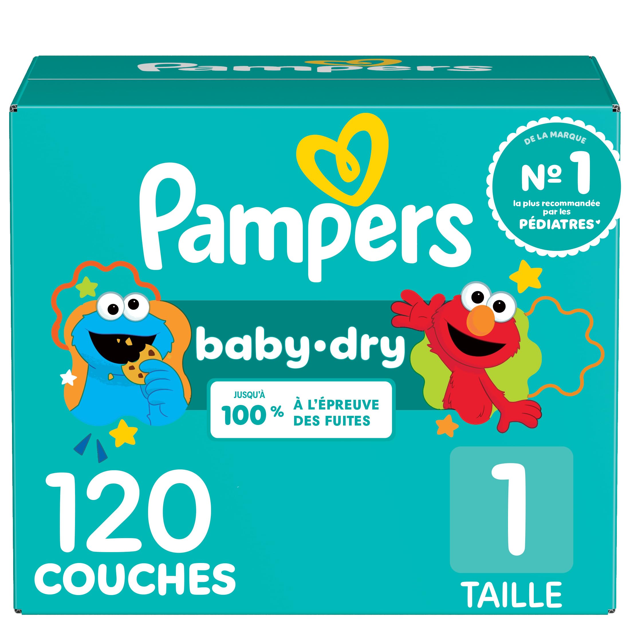 Pampers Pampers Baby-Dry Diapers Size 1 120 Count, 120 | B2B