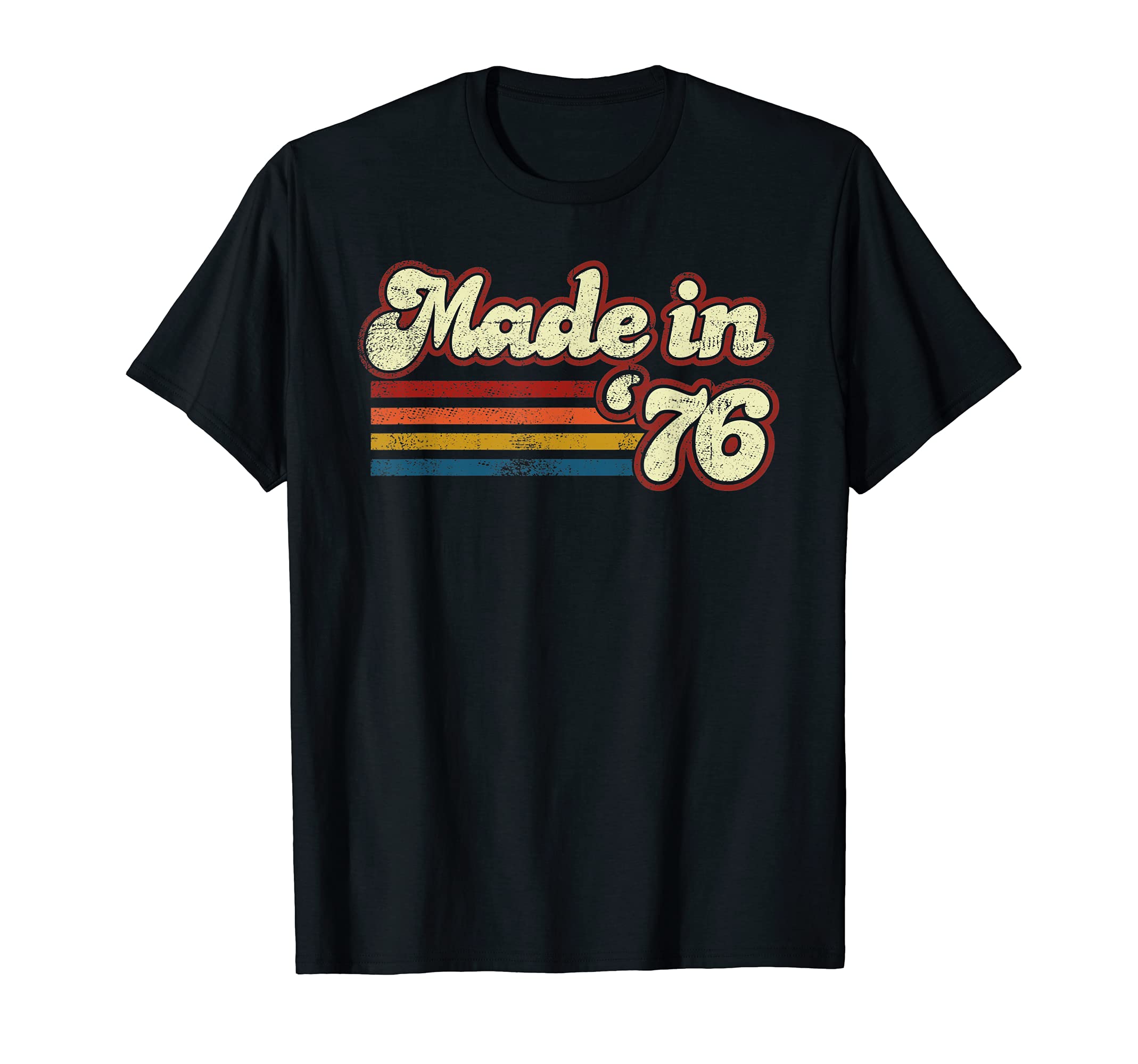 Vintage 1976 45th Birthday Made in 1976 Born in 1976 T-Shirt
