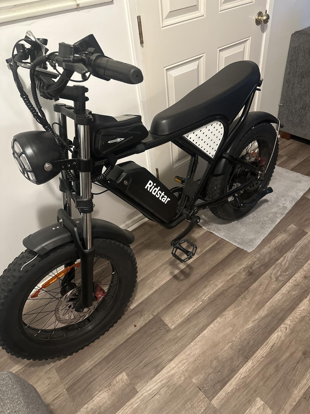 Electric Bike for Adults Q20, 2000/1500W, 37/30MPH,52V 40AH,48V/20AH E-Bike,30-180 Miles Electric Motorcycle, 20" Fat Tire Dirt Bike, UL2849 All Terrain for Mountains, Snow, Sand, Road photo review