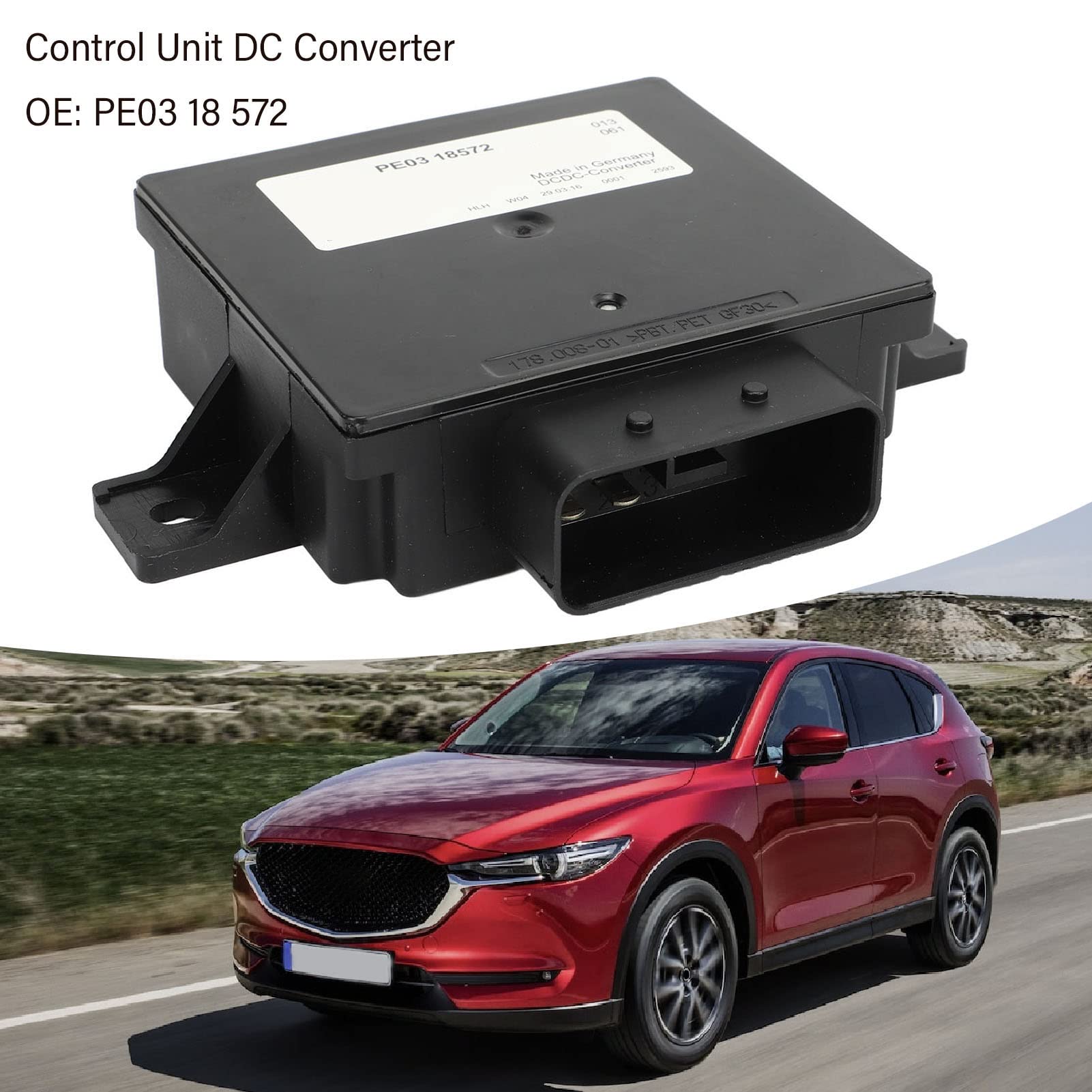 Convertidor de Unidad de Control ECU PE03 18 572 Reemplazo de Unidad de Control de Automóvil de Circuito Eficiente para CX‑5