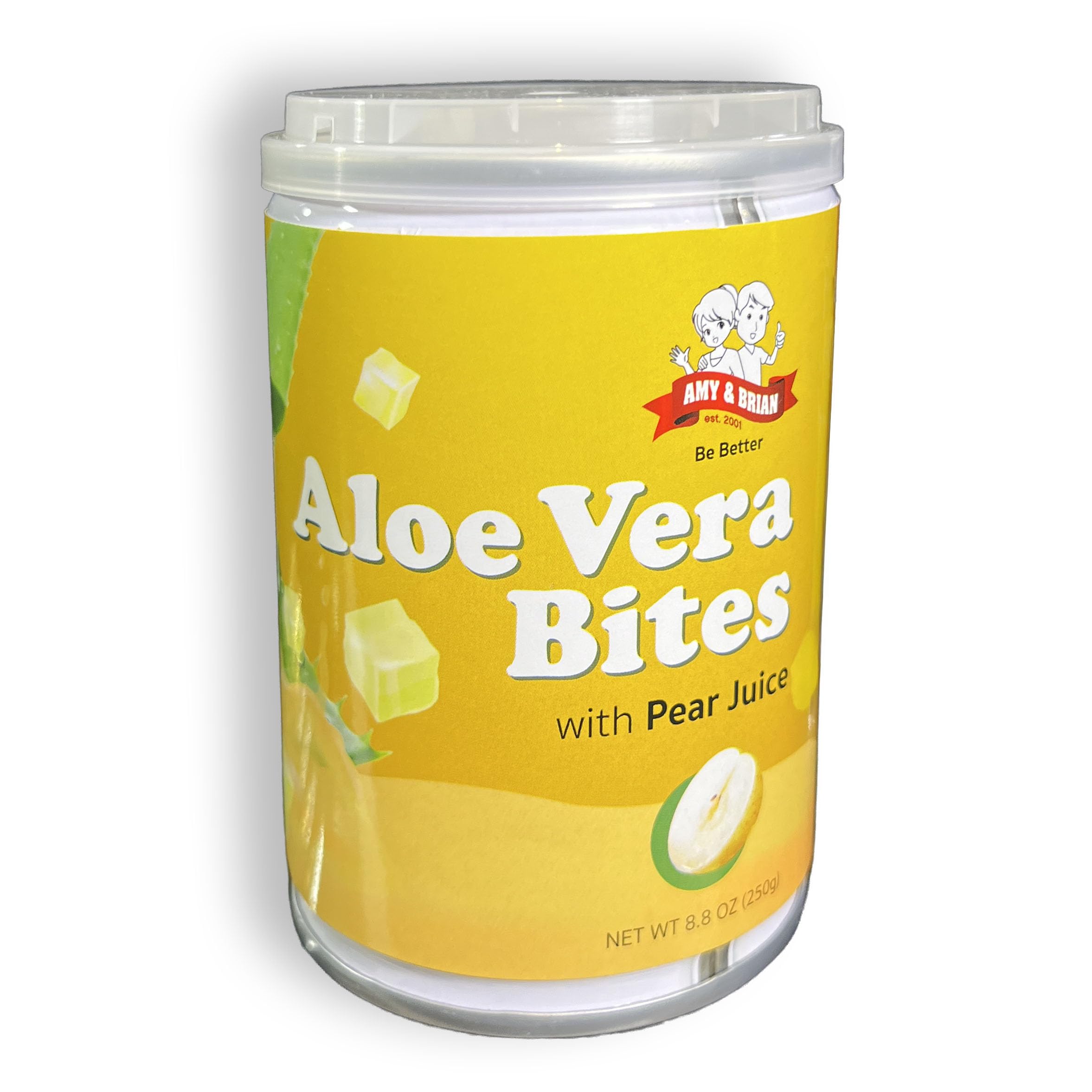 Amy & Brian Natural Aloe Vera Bites (250g, Pear)