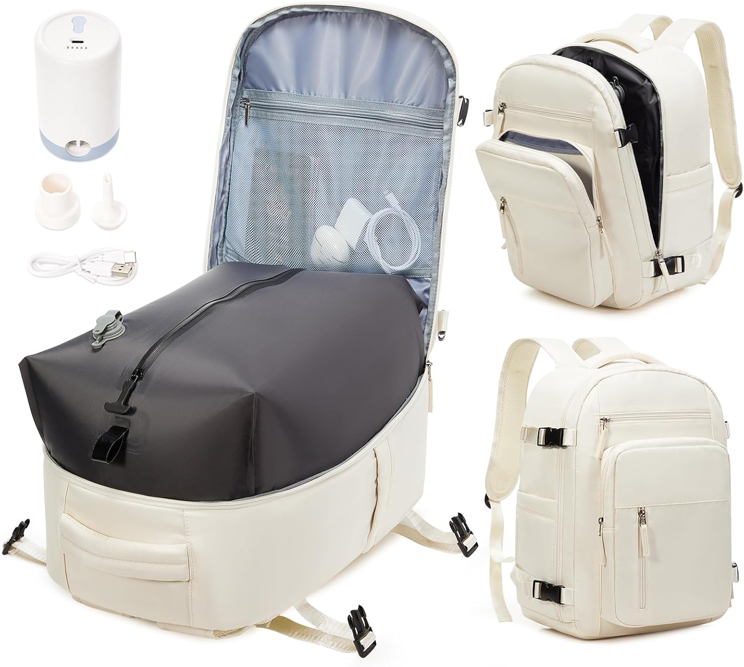 トラベルバックパック ポンプ付き レディース メンズ