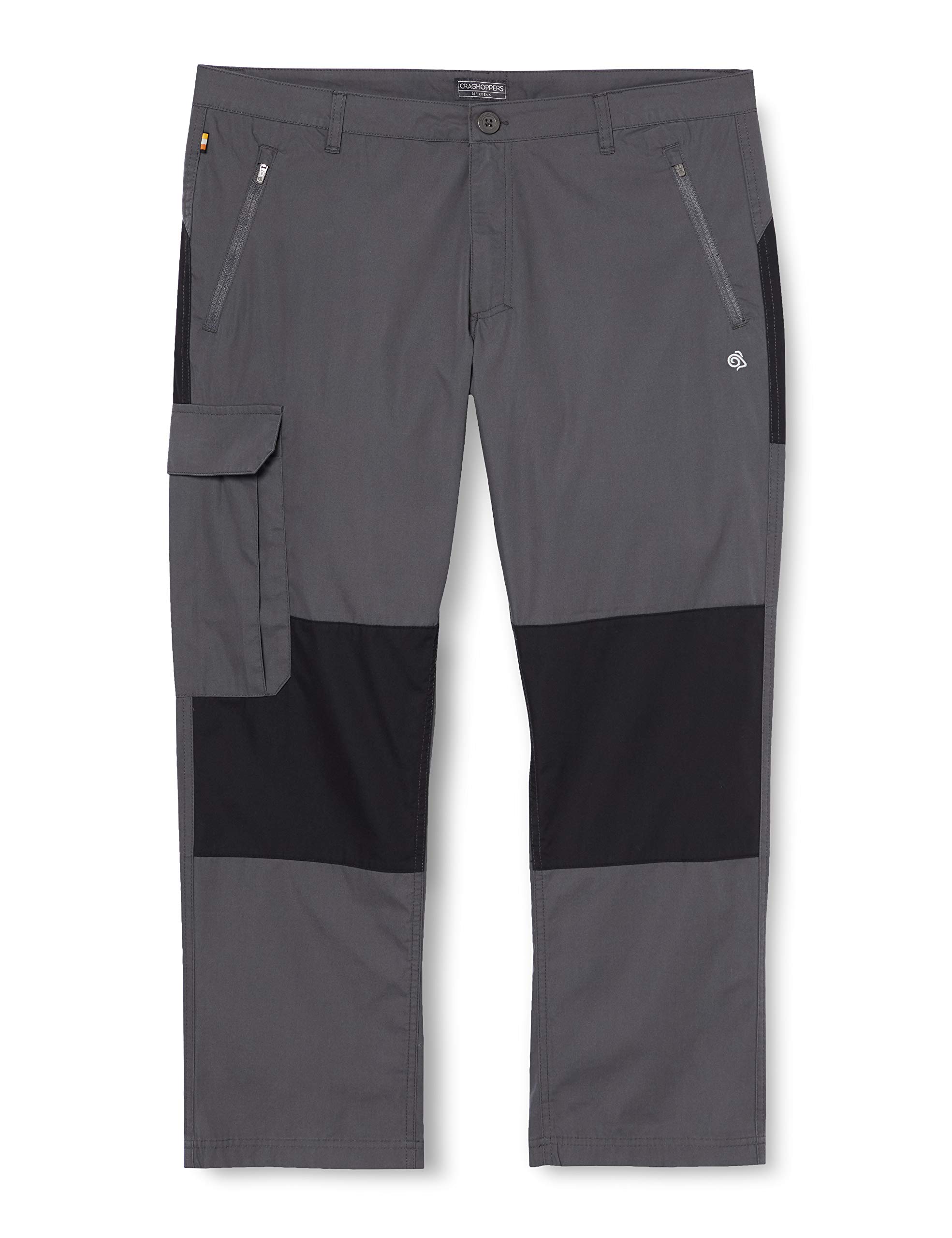 Craghoppers Men's Men's Traverse Trousers The Duke of Edinburgh Men's Traverse Trousers - Elephant/Blk, 26W 33L