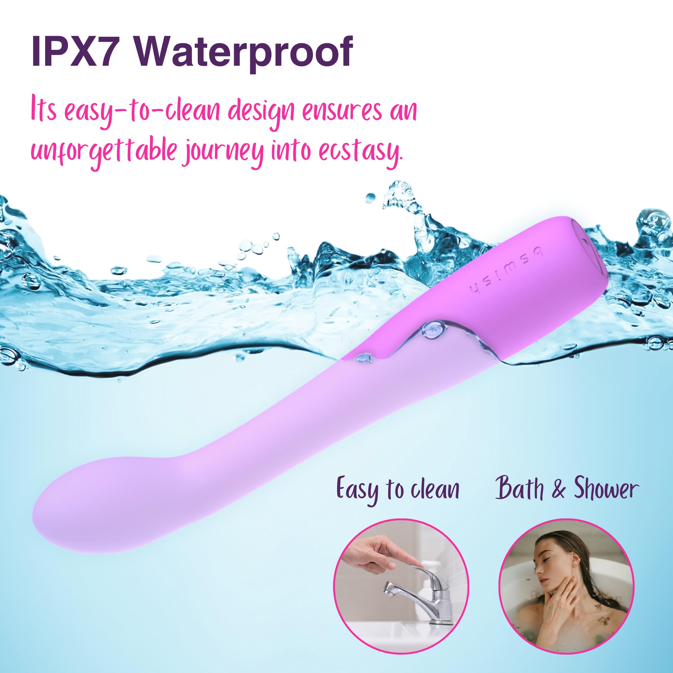 B SWISH - BGEE HEAT INFINITE DELUXE SILICONE RECHARGEABLE VIBRATOR SWEET LAVENDER