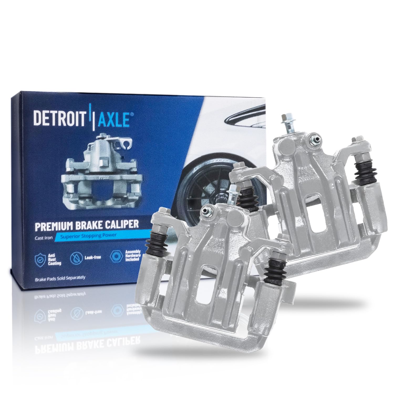 Detroit Axle - Rear Brake Calipers for 2005-2022 Nissan Frontier Xterra
