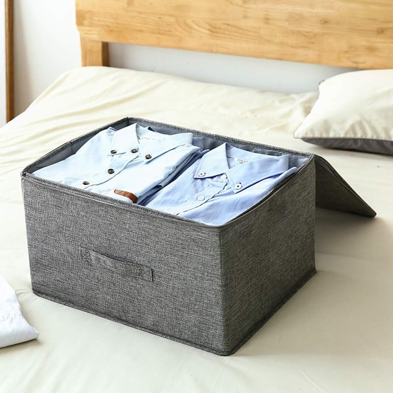 Scatola Porta Medicinali Con Lucchetto - Organizer Pieghevole 30x20x14cm Per Camera Da Letto - Foto 5