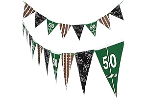 Lively Football Border - American Football Theme String Flags