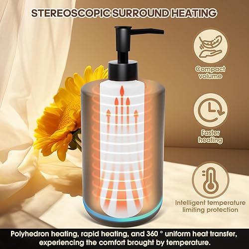 Miniatura 4 de Calentador de aceite para masaje, calentador de aceite de masaje, calentador de aceites corporales para spa, salón y peluquería, con dos