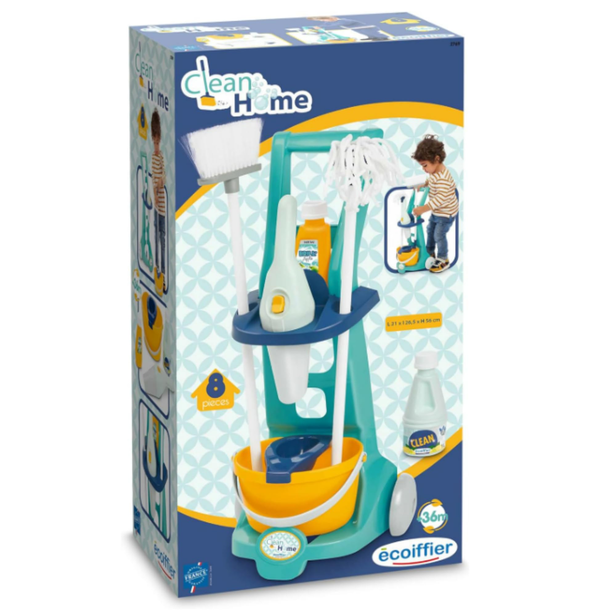 Cart For Cleaning Supplies With Wheels Carrito De Limpieza Con Ruedas
