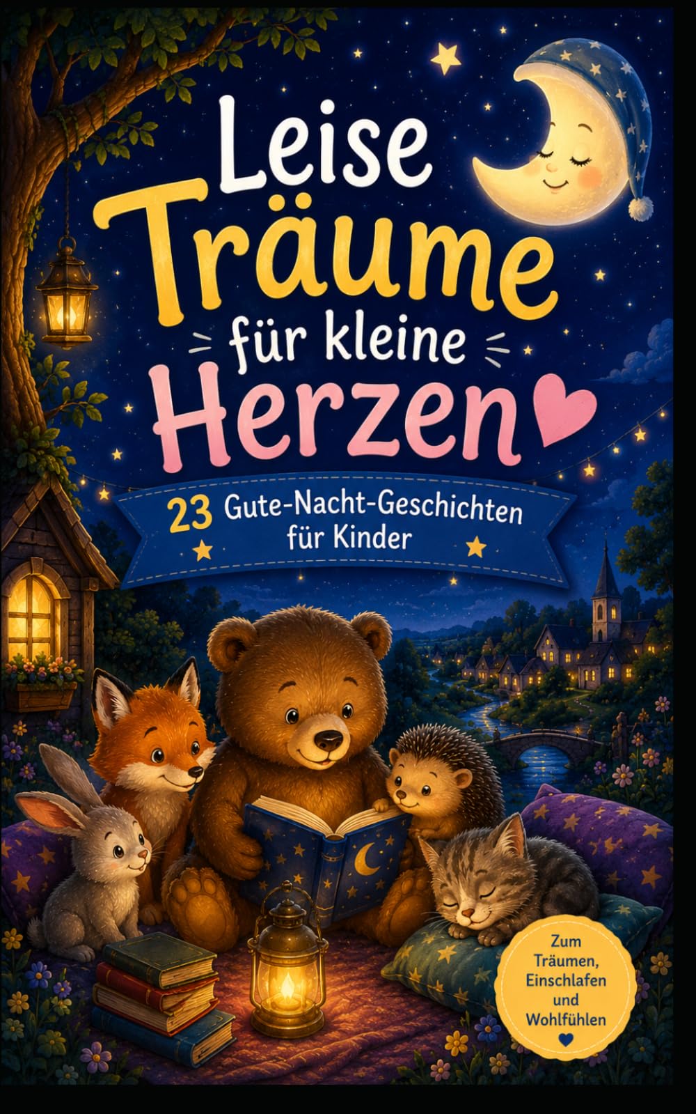 Leise Träume für kleine Herzen: 23 beruhigende Gute-Nacht-Geschichten für Kinder zum Einschlafen
