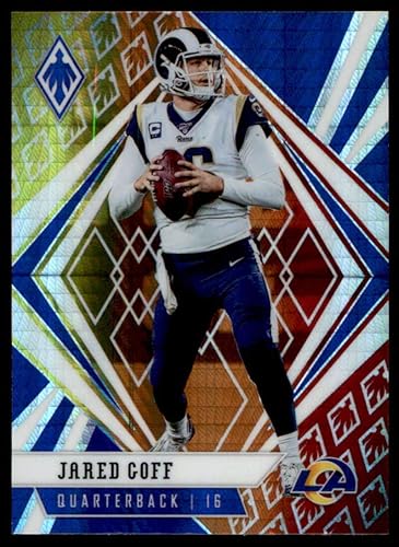 2020 Panini Phoenix Fire Burst #95 Jared Goff Los Angeles Rams (Silver Prizm Refractor) NFL Football Card NM-MT