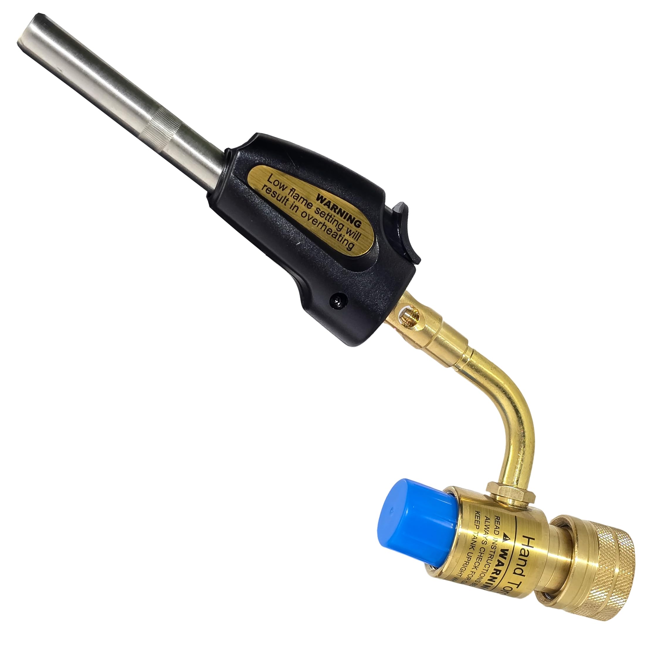 Digital Craft Portable Turbo Torch Kit with Adjustable Flame Control, Durable Propane Torch & Heavy-Duty Tips for HVAC & Refrigeration, Compatible with MAPP Gas