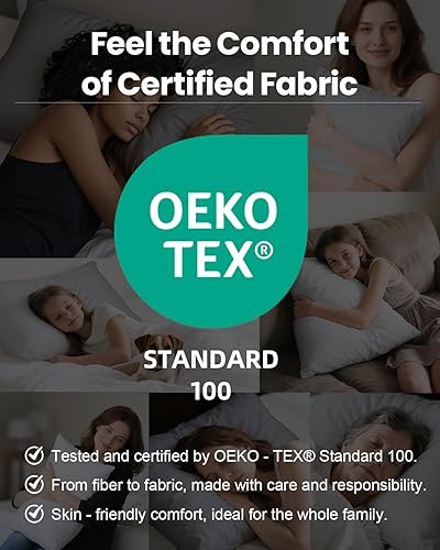 Miniatura 9 de Ailemei Direct PCM Print - Fundas de almohada refrescantes para durmientes acalorados, paquete de 2 fundas de almohada frescas que absorben la