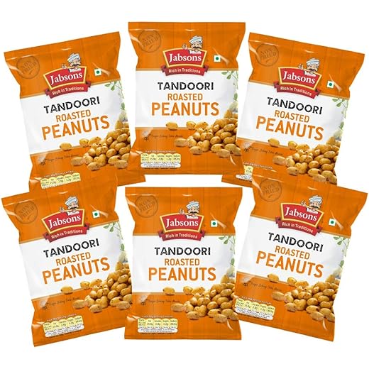 Jabsons Tandoori Roasted Peanuts 140gm