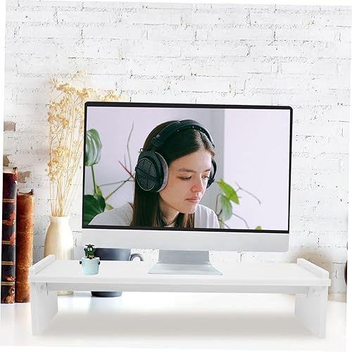 Miniatura 8 de ARTIBETTER Elevador de madera para computadora Soporte para monitor de escritorio para dormitorio de oficina en casa