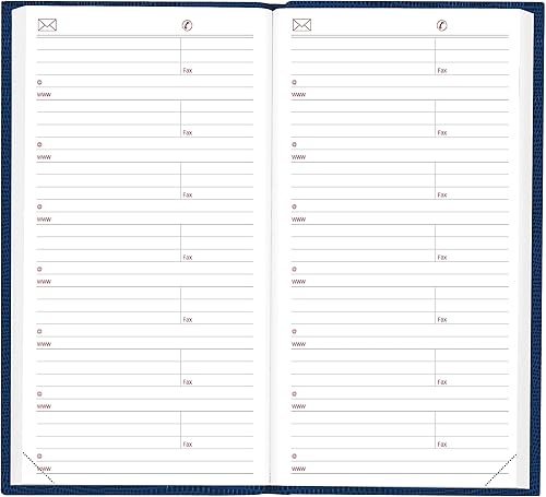 Miniatura 8 de Brownline Planificador diario tradicional de bolsillo 2024, libro de citas, 12 meses, enero a diciembre, encuadernación perfecta, 6 x 3.125