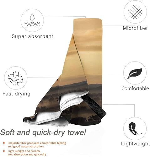 Miniatura 3 de Toalla de playa personalizada, personalizable con texto de imagen, ultra suave, de microfibra de arena, portátil, absorbente de agua, multiusos,