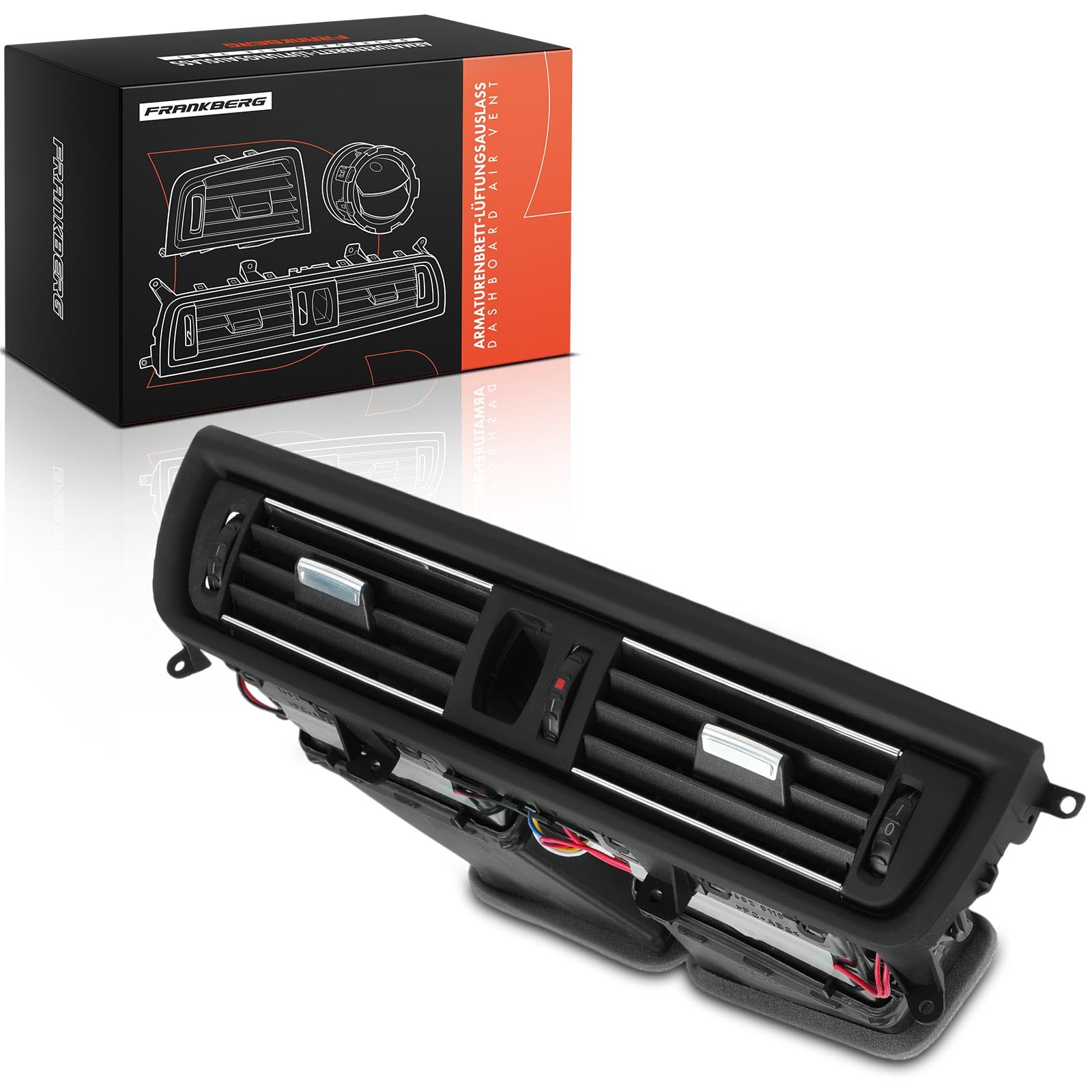 Frankberg Griglia di Valvolaazione Bocchetta dell'aria Compatibile con Serie 5 F10 518-535d xDrive 520-550i xDrive Serie 5 Touring F11 518-535d xDrive 520-550i xDrive Replace# 64229209136
