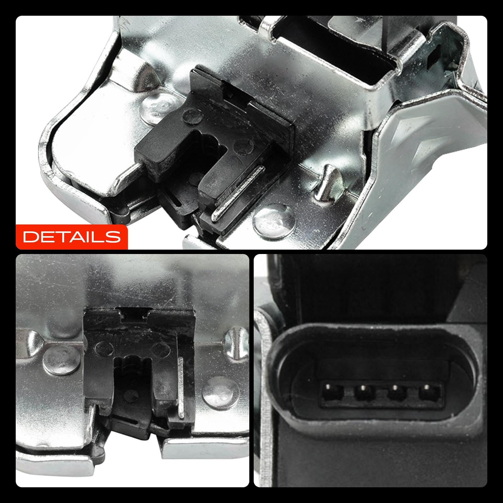Frankberg Serratura porta serratura auto Portellone posteriore Compatibile con T.o.u.a.r.e.g 7P5 7P6 S.h.a.r.a.n 7N1 7N2 A.l.h.a.m.b.r.a 710 711 S.h.a.r.a.n 7N Replace# 7P0827505E