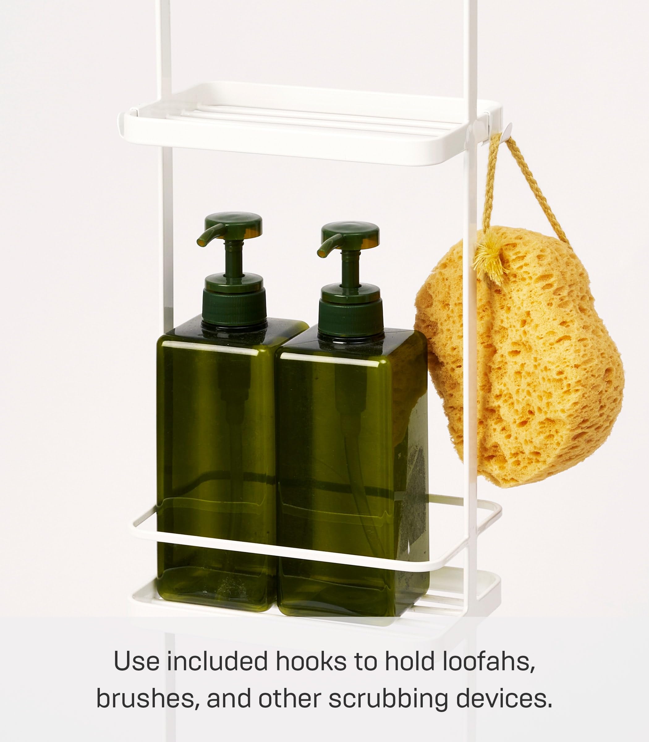 YAMAZAKI Organiseur De Couches Empilable En Acier - Distributeur Blanc Avec Roulettes - Table D'Appoint Pratique