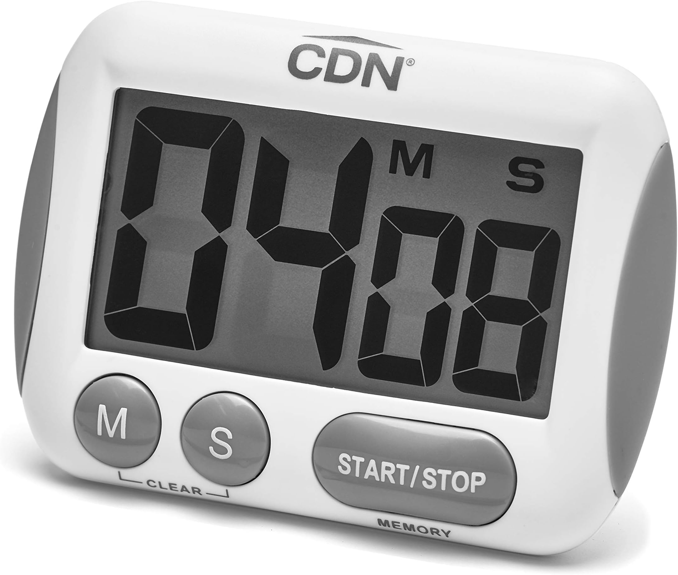CDN Digital Timer Extra Big Digit Kitchen Timer, White, 1 Amazon.co