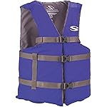 Stearns Adult Classic Series Life Vest, USCG Approved Type III Life Jacket with Standard & Oversized Fits, Great for Boating, Swimming, Watersports, & More