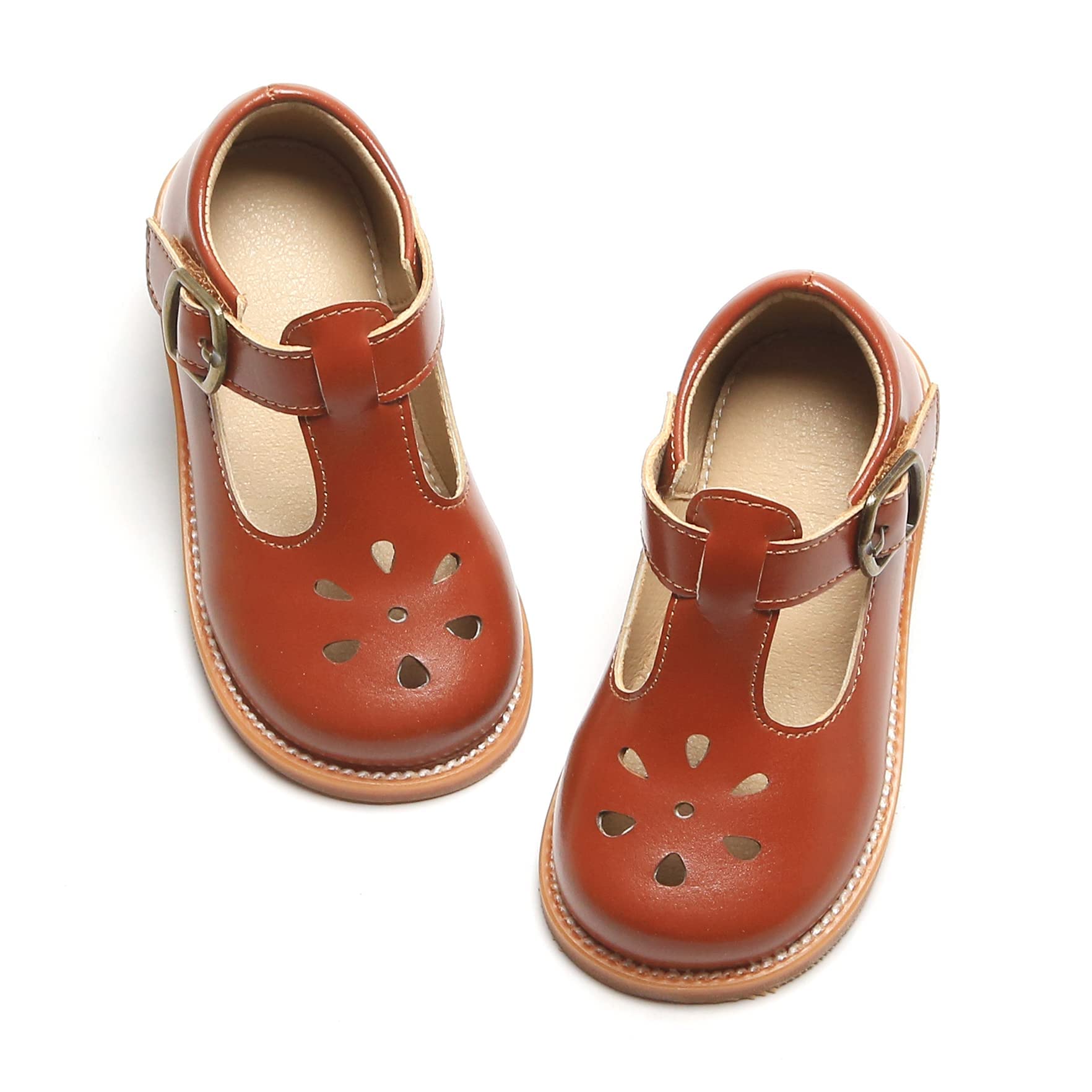 Felix & Flora Toddler Little Girl Mary Jane Dress Shoes - Ballet Flats for Girl Party School Shoes — view 7