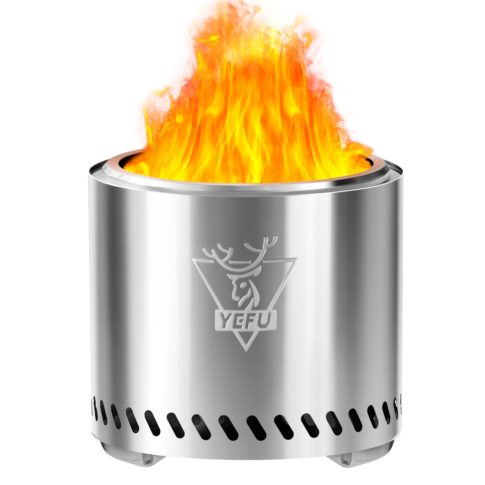 YEFU 15 Inch Smokeless Fire Pit