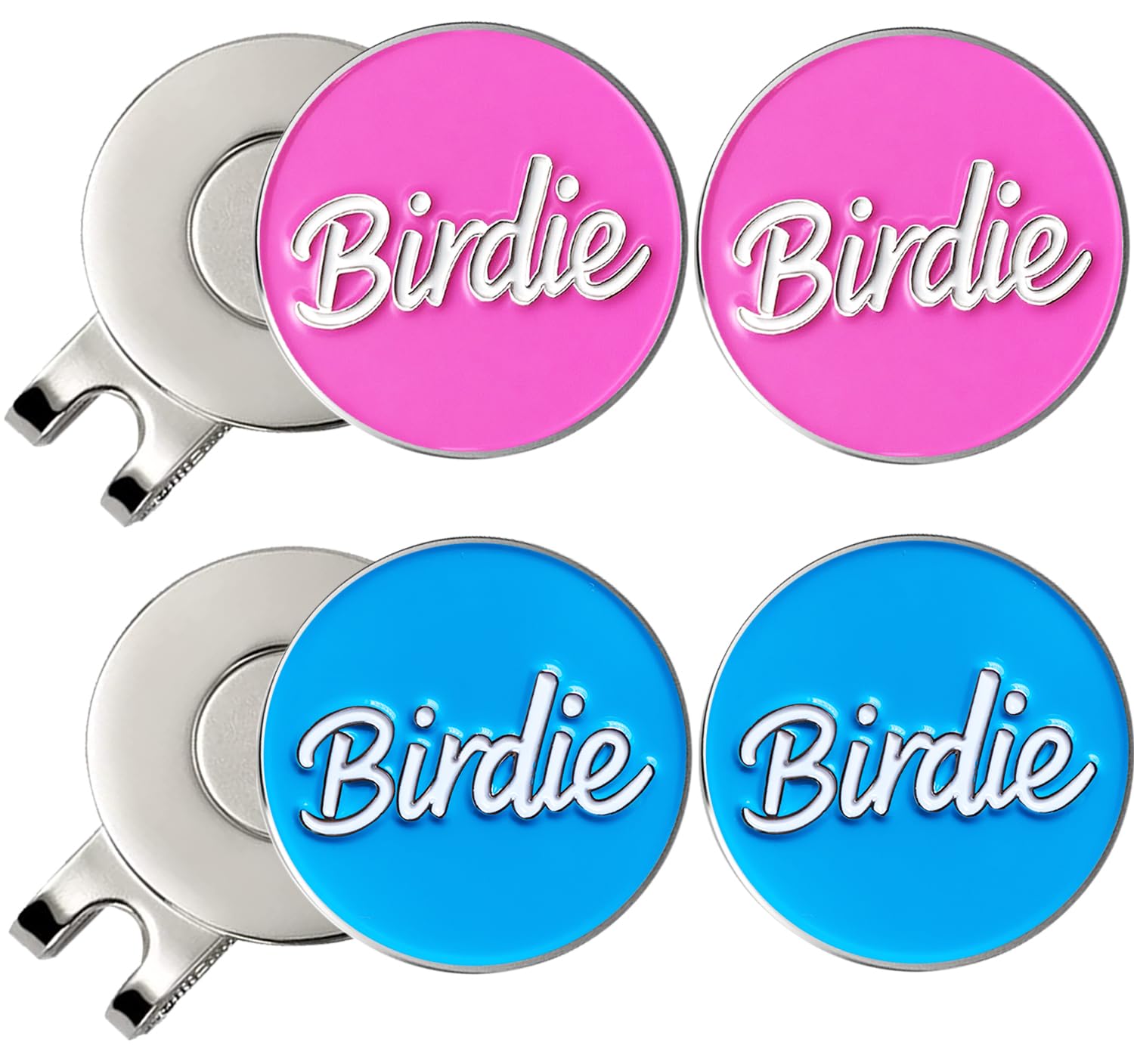 Adhere Golf Ball Markers Personlized Logo Enamel with A Strong Magnetic Hat Clips A Premium Golf Gifts for