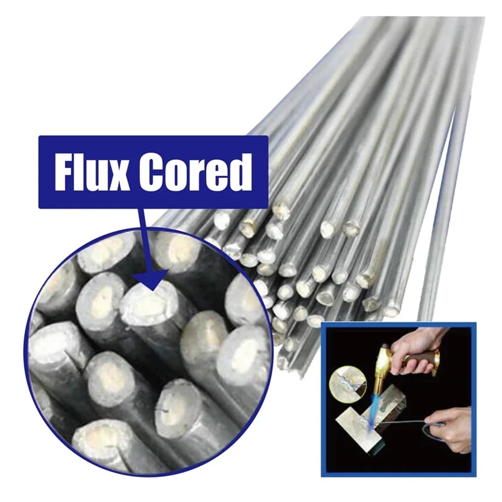 Nie Potrzeba Lutu Proszkowego, Aluminiowy Pręt Spawalniczy, Lutowanie Twarde, Niskotemperaturowy Drut Lutowniczy Z Cyną Aluminiową, Narzędzie Do Lutowania(2.0mm 1KG(400pcs))