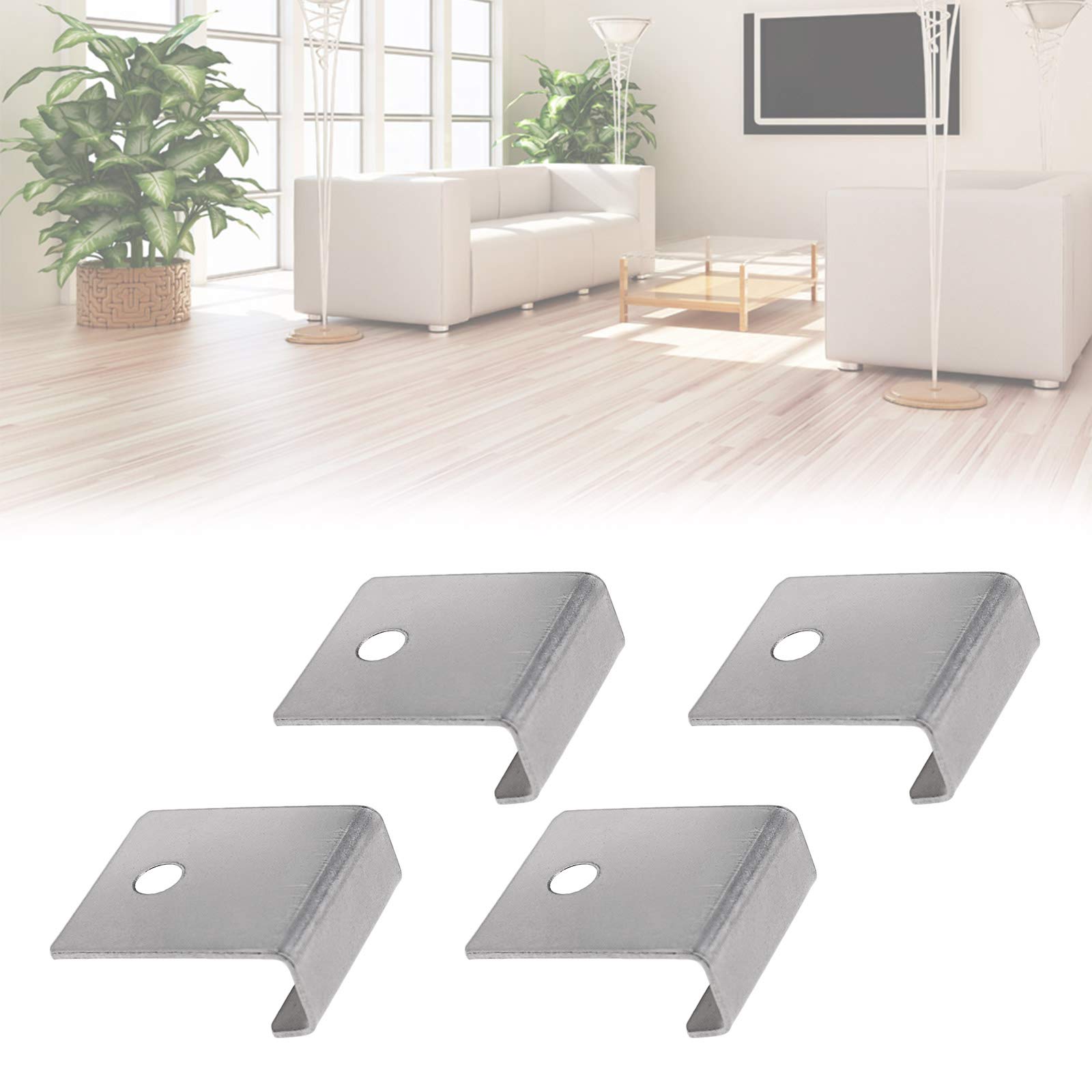 25pcs Clip de Fixation de Démarreur Caché pour Terrasse en Composite avec Vis 8mm