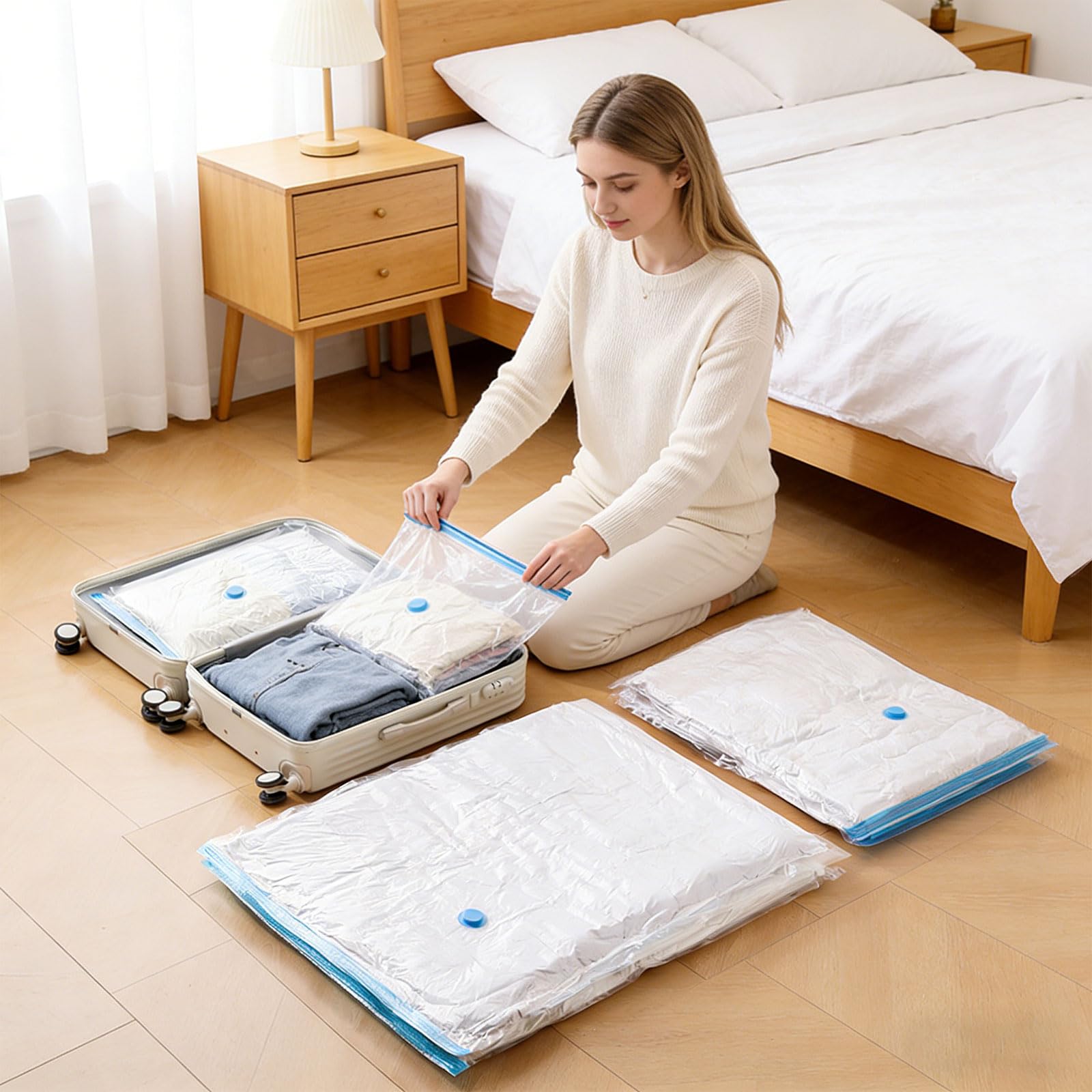 De 11 sacs de compression résistants à l ' humidité avec pompes à