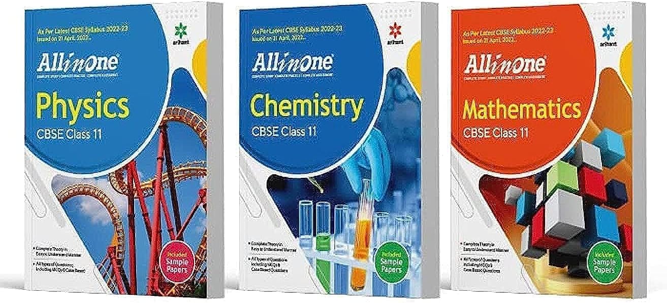 CBSE All In One Physics, Chemistry and Mathematics Class 11 2022-23 Edition (As per latest CBSE Syllabus issued on 21 April 2022) (Set of 3 Books) Paperback – 25 June 2022